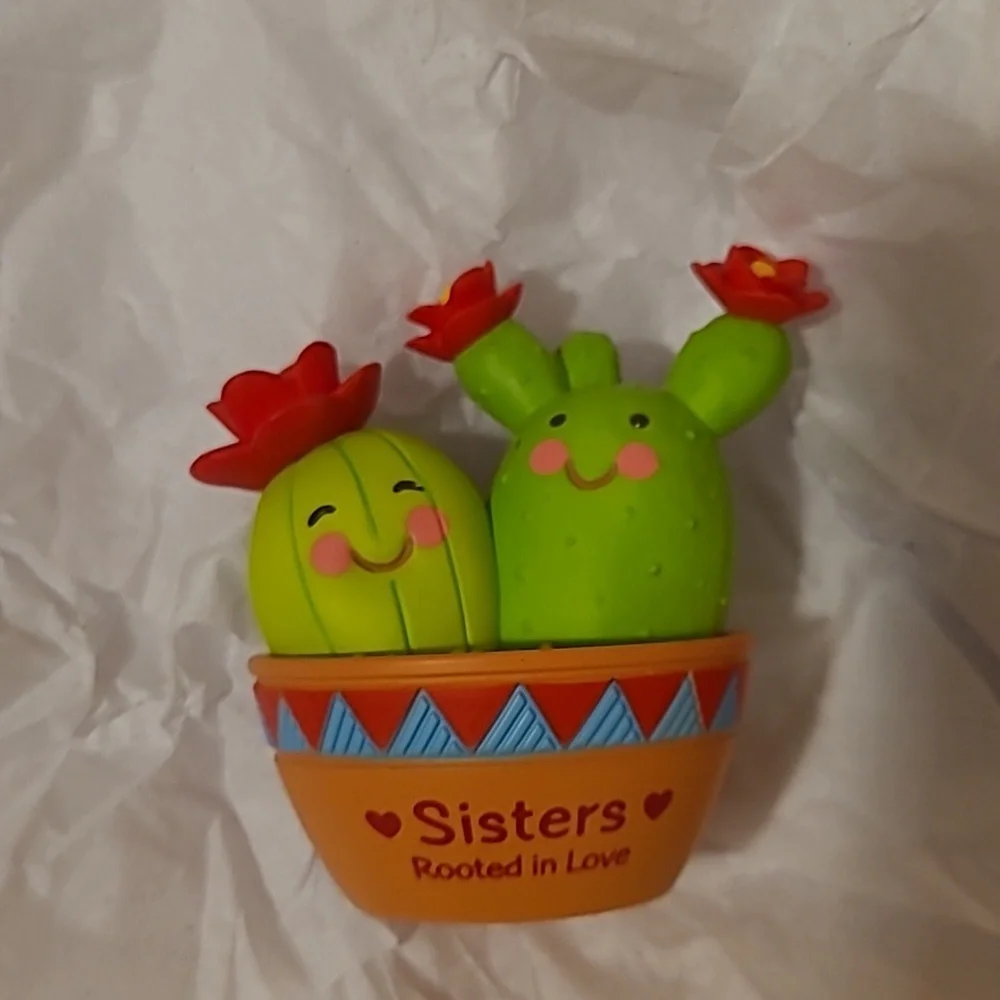 Hallmark Keepsake Cactus Ornament with Red Flowers